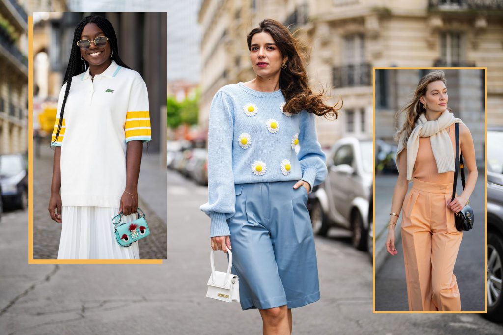 Ba cô gái thể hiện phong cách thời trang Light Academia tinh tế trên phố