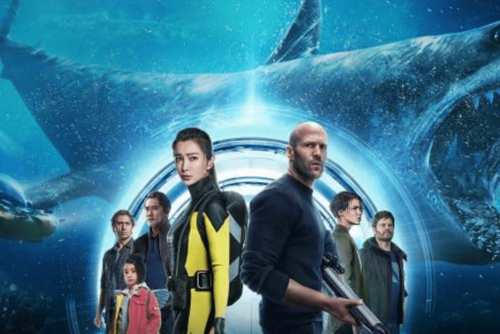 Nhóm người đối mặt với nguy hiểm từ cá mập khổng lồ dưới đáy đại dương sâu thẳm