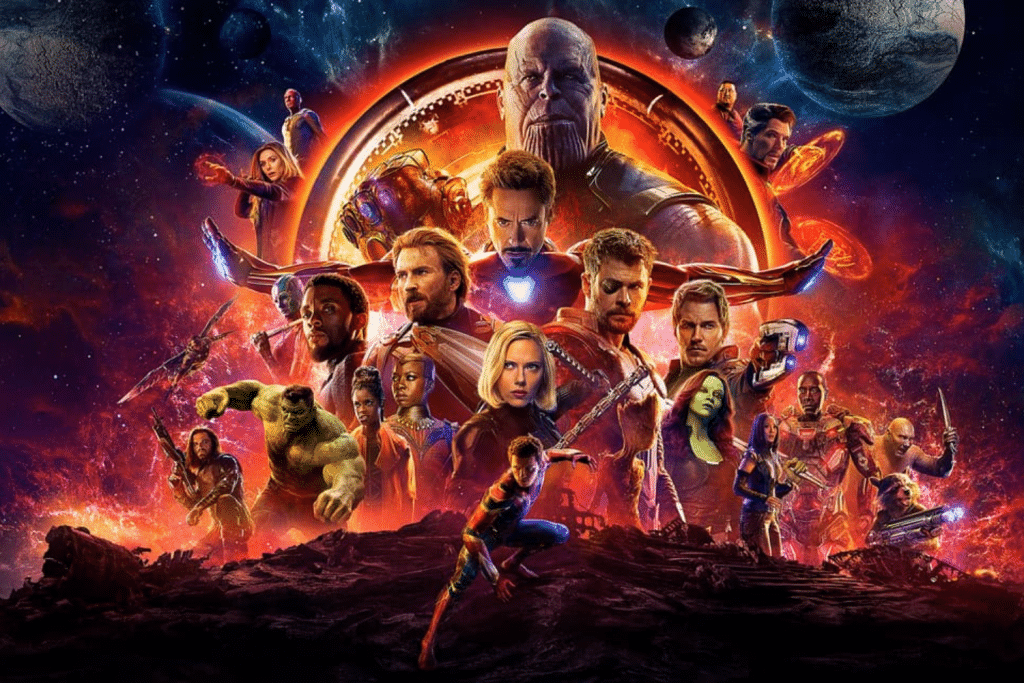 Các siêu anh hùng Marvel đối đầu với Thanos trong vũ trụ bao la