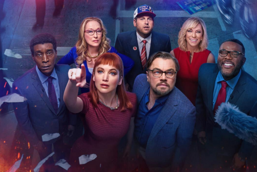 Nhóm người biểu tình căng thẳng trước thảm họa thiên thạch đang đến gần